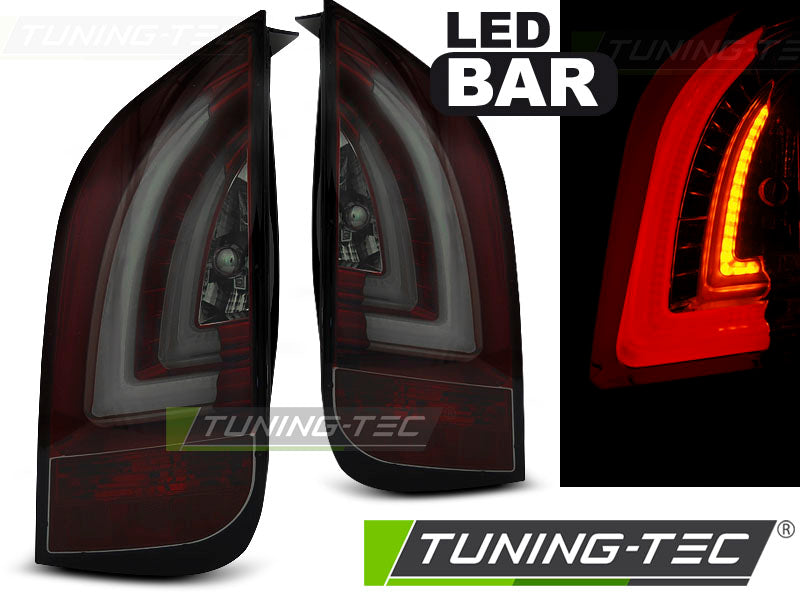 Tuning-Tec LED Lightbar Rückleuchten für VW UP! und Skoda Citigo 11-21 rot/rauch