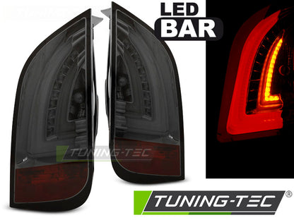 Tuning-Tec LED Lightbar Rückleuchten für VW UP! und Skoda Citigo 11-21 chrom/rauch
