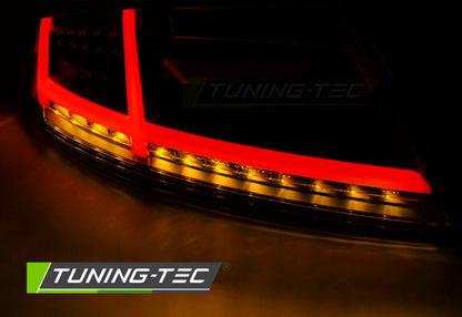 Tuning-Tec Voll LED Lightbar Rückleuchten für Audi TT 8J 06-14 rot/rauch mit dynamischem Blinker