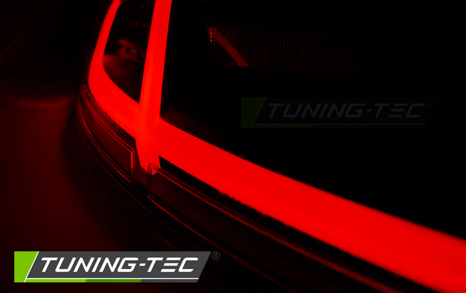 Tuning-Tec Voll LED Lightbar Rückleuchten für Audi TT 8J 06-14 schwarz mit dynamischem Blinker