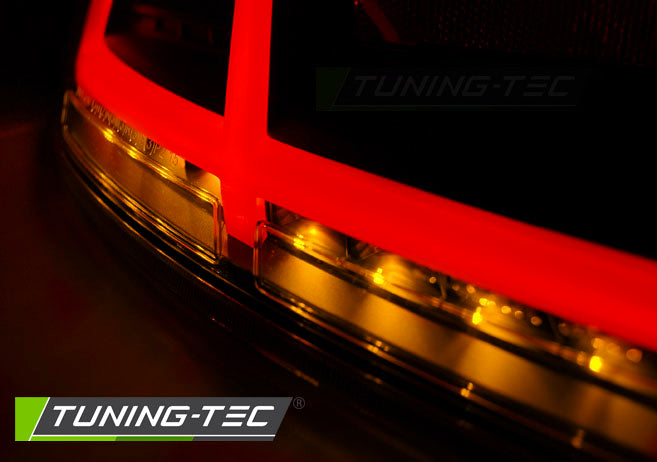Tuning-Tec Voll LED Lightbar Rückleuchten für Audi TT 8J 06-14 schwarz mit dynamischem Blinker