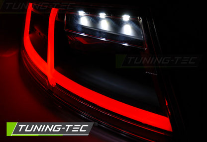 Tuning-Tec Voll LED Lightbar Rückleuchten für Audi TT 8J 06-14 schwarz mit dynamischem Blinker