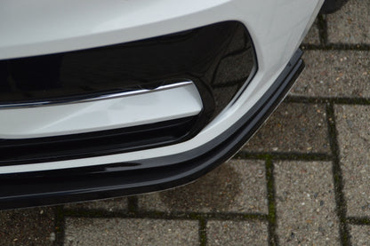 CUP Frontspoilerlippe ABS Volkswagen Touran Typ 5T, R-Line Schwarz Matt