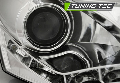 Tuning-Tec LED Tagfahrlicht Scheinwerfer für VW Polo 6R 09-14 chrom