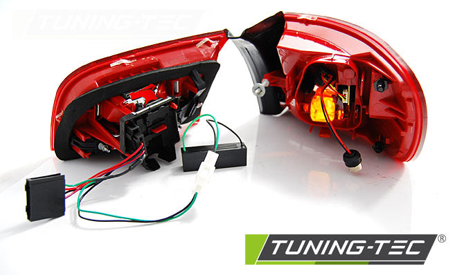 Tuning-Tec LED Rückleuchten für Audi A6 4F (C6) Avant 04-08 rot/klar in Facelift Optik