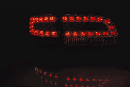 Tuning-Tec LED Rückleuchten für Audi A6 4F (C6) Avant 04-08 rot/klar in Facelift Optik