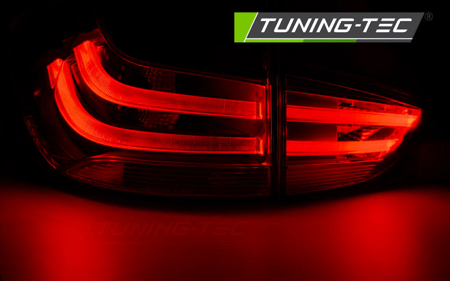 Tuning-Tec LED Lightbar Rückleuchten für BMW X1 E84 09-12 rot/klar