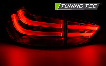 Tuning-Tec LED Lightbar Rückleuchten für BMW X1 E84 09-12 rot/klar