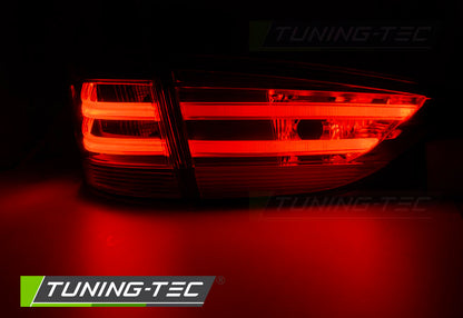 Tuning-Tec LED Lightbar Rückleuchten für BMW X1 E84 09-12 rot/klar