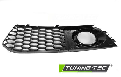 Tuning-Tec Nebelscheinwerfer Gitter für Audi A4 B8 (8K) 08-11 Hochglanz schwarz