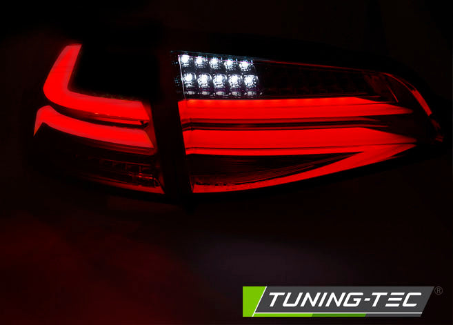 Tuning-Tec Voll LED Lightbar Rückleuchten für VW Golf 7 (VII) 13-17 chrom/rauch