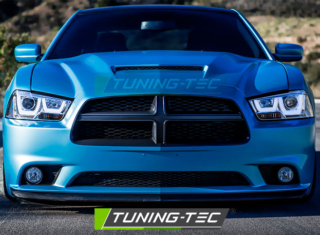 Tuning-Tec LED Angel Eyes Scheinwerfer für Dodge Charger LX II 11-15 chrom LTI
