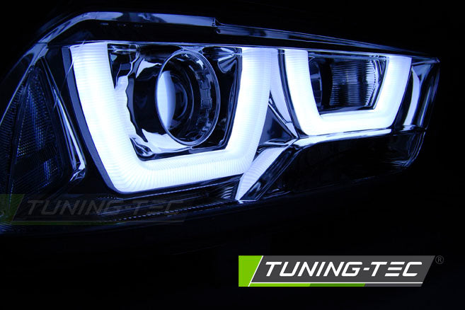 Tuning-Tec LED Angel Eyes Scheinwerfer für Dodge Charger LX II 11-15 chrom LTI