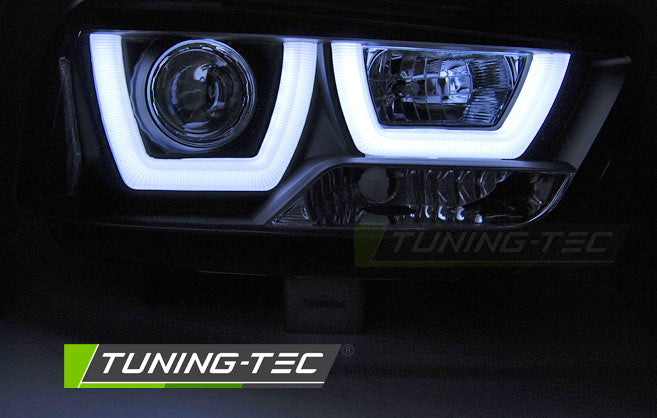 Tuning-Tec LED Angel Eyes Scheinwerfer für Dodge Charger LX II 11-15 schwarz LTI