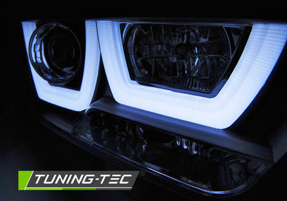 Tuning-Tec LED Angel Eyes Scheinwerfer für Dodge Charger LX II 11-15 schwarz LTI
