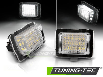 Tuning-Tec LED Kennzeichenbeleuchtung für Mercedes-Benz C-Klasse W204 / E-Klasse W212/C207 / CL-Klasse C216 / S-Klasse W22...