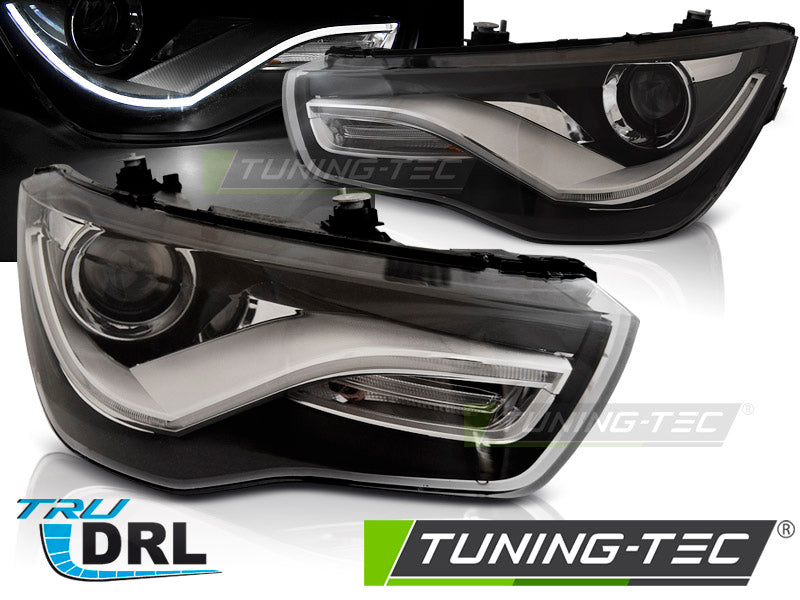 Tuning-Tec LED Tagfahrlicht Scheinwerfer für Audi A1 10-14 schwarz