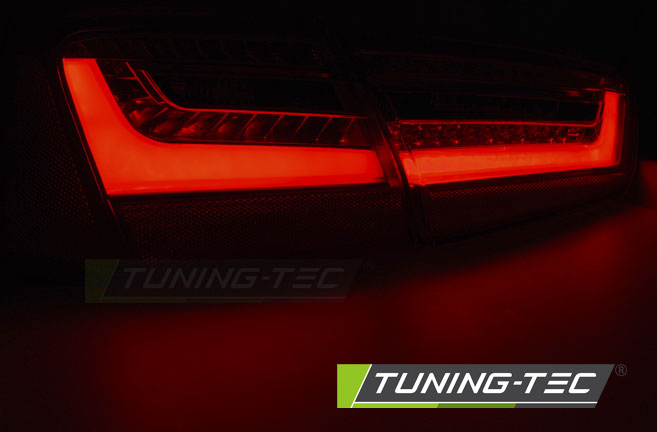 Tuning-Tec LED Lightbar Rückleuchten für Audi A6 4G (C7) Limousine 11-14 rot/klar