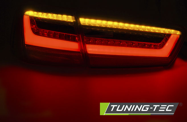 Tuning-Tec LED Lightbar Rückleuchten für Audi A6 4G (C7) Limousine 11-14 rot/klar