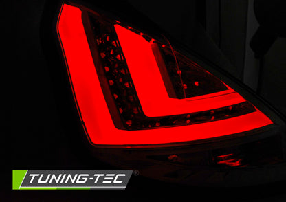 Tuning-Tec LED Lightbar Rückleuchten für Ford Fiesta MK7 12-16 rot/rauch mit LED Blinker