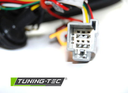 Tuning-Tec LED Lightbar Rückleuchten für Ford Fiesta MK7 12-16 rauch mit LED Blinker