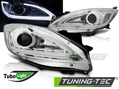 Tuning-Tec LED Tagfahrlicht Scheinwerfer für Mazda 3 09-13 chrom