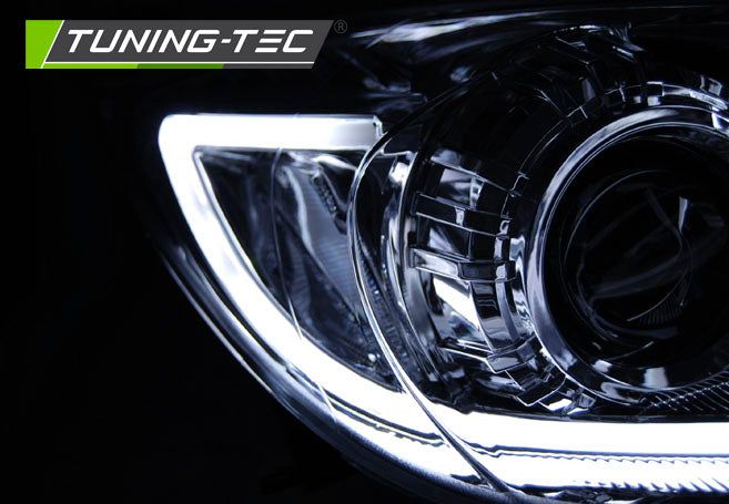 Tuning-Tec LED Tagfahrlicht Scheinwerfer für Mazda 3 09-13 chrom