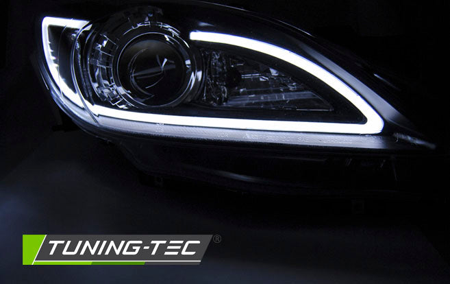 Tuning-Tec LED Tagfahrlicht Scheinwerfer für Mazda 3 09-13 schwarz