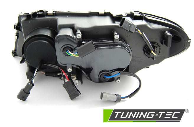 Tuning-Tec CCFL Angel Eyes Scheinwerfer für BMW 3er E46 Coupe / Cabrio 03-06 schwarz Set