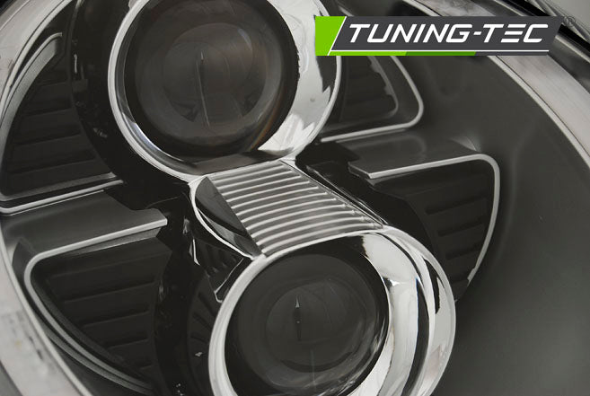 Tuning-Tec Xenon LED Tagfahrlicht Scheinwerfer für Porsche 911 997 04-09 silber