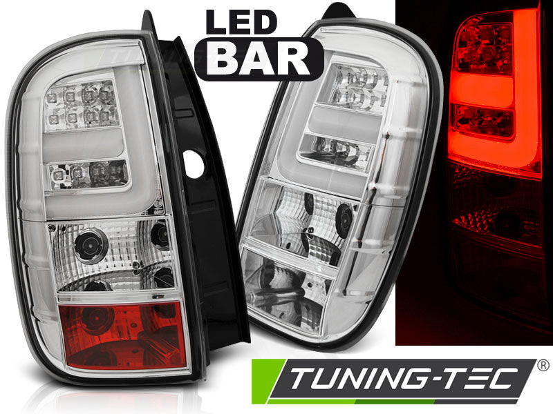 Tuning-Tec LED Lightbar Rückleuchten für Dacia / Renault Duster 10-14 chrom/klar