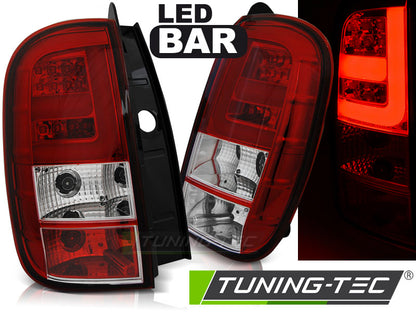 Tuning-Tec LED Lightbar Rückleuchten für Dacia / Renault Duster 10-14 rot/klar
