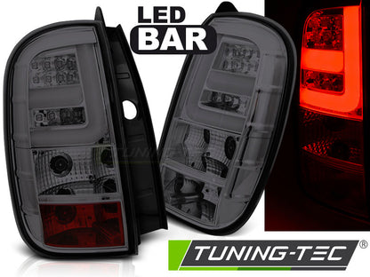 Tuning-Tec LED Lightbar Rückleuchten für Dacia / Renault Duster 10-14 chrom/rauch