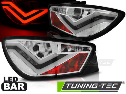 Tuning-Tec LED Lightbar Rückleuchten für Seat Ibiza 6J (3-Türer) 08-12 chrom