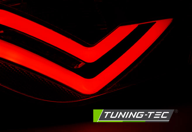 Tuning-Tec LED Lightbar Rückleuchten für Seat Ibiza 6J (3-Türer) 08-12 rot/rauch