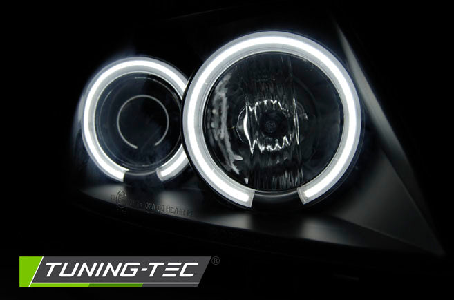 Tuning-Tec CCFL Angel Eyes Scheinwerfer für Suzuki Swift 05-10 schwarz