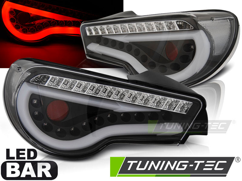 Tuning-Tec LED Lightbar Rückleuchten für Toyota GT86 12-16 schwarz mit dyn. Blinker