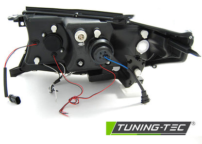Tuning-Tec LED Angel Eyes Scheinwerfer für Toyota Land Cruiser FJ200 07-12 chrom
