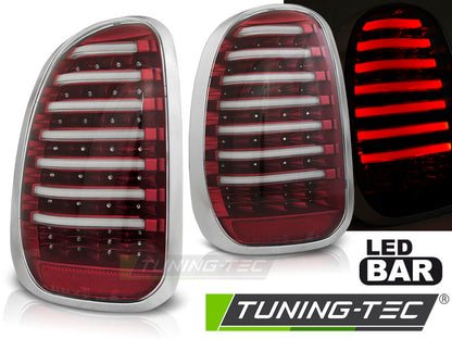 Tuning-Tec Voll LED Lightbar Rückleuchten für Mini Countryman R60 10-14 rot/klar