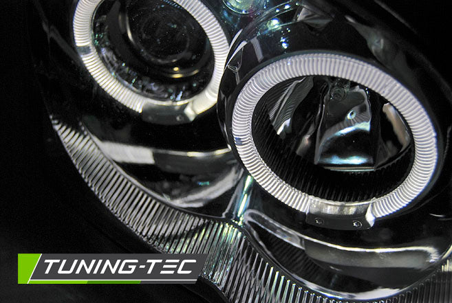 Tuning-Tec LED Angel Eyes Scheinwerfer für Subaru Impreza 2 (GD) 03-05 chrom