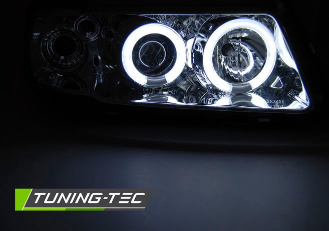 Tuning-Tec CCFL Angel Eyes Scheinwerfer für Audi A3 (8L) 96-00 chrom