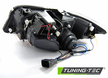 Tuning-Tec CCFL Angel Eyes Scheinwerfer für BMW 3er E90/E91 05-08 chrom
