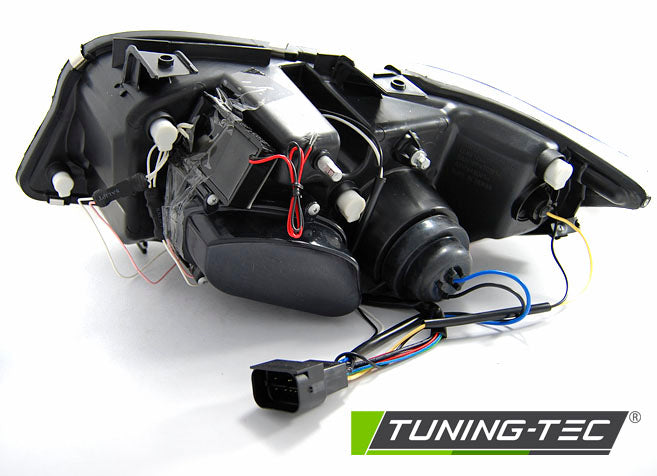 Tuning-Tec CCFL Angel Eyes Scheinwerfer für BMW 3er E90/E91 05-08 schwarz