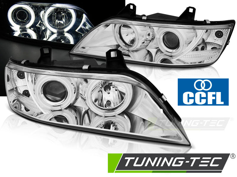 Tuning-Tec CCFL Angel Eyes Scheinwerfer für BMW Z3 96-02 chrom