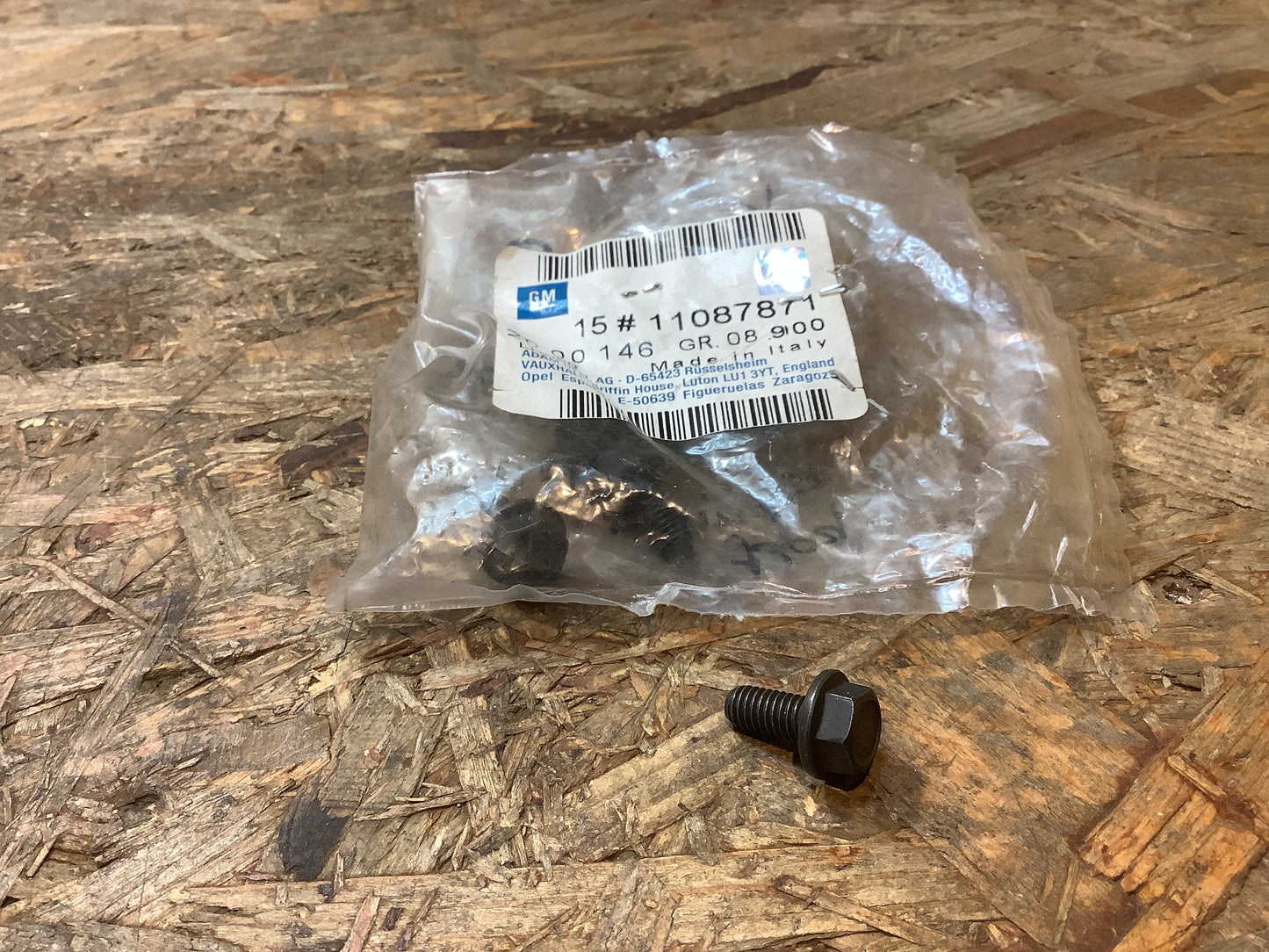 Vectra B SKT Schraube M6x13, Ölwanne an Zylinderkopf Original GM NEU