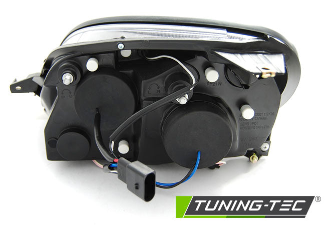 Tuning-Tec CCFL Angel Eyes Scheinwerfer für Mercedes Benz SLK R170 96-04 schwarz