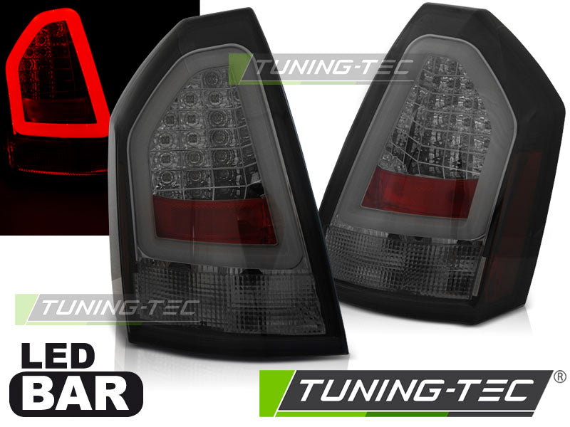 Tuning-Tec LED Lightbar Rückleuchten für Chrysler 300C Limousine 05-08 rauch