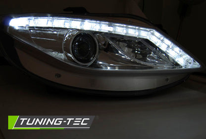 Tuning-Tec LED Tagfahrlicht Scheinwerfer für Seat Ibiza 6J 08-12 chrom