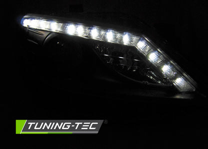 Tuning-Tec LED Tagfahrlicht Scheinwerfer für Seat Ibiza 6J 08-12 schwarz