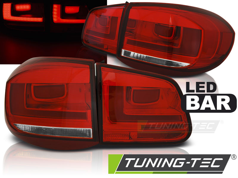 Tuning-Tec LED Rückleuchten für VW Tiguan 07-11 rot/klar